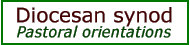 Pastoral orientations, table of contents...